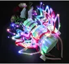 Luminous Antler Hoop Christmas LED Hair Flash Head Decoration Scenic Area Antives Wholesa LED Rave Toy