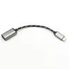 Type C 3.1 naar USB Vrouwelijke Nylon Weave Converter Adapter OTG Single Header Data Kabel