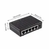 Freeshipping DIEWU 5 Hub Lan Ports Switch Ethernet board Network Cable Distributor Shunt Plastic Shell 1000 Mbps LED Ethernet Switch Hot New