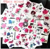 52Pcs/lot temporary tattoo set colorful butterfly bird decal flower tattoo sticker female kids Flash Tattoo Arm Shoulder sticker