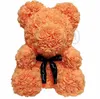 25 cm rose bear simulation flower creative gift soap rose teddy bear birthday gift hug bear T8G0182225