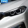 Włókno węglowe Włókna Włókna Powieki Do BMW G30 5 Akcesoria Serii Front Headlamp Brwi Car Styling Naklejki