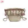 3styles Weaving Tassel Shoulder Bag Handbag Vintage Messenger Bag Crossbody Bags for Women Beach party Bag