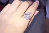 CZ Diamond Leaves Leaves Ring Box Origin