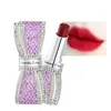 Dropshipping Jumei Star Bow Diamond Rossetto opaco che dura e sbiadisce 8 colori lucidalabbra libera la nave