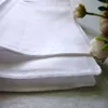 Pañuelo blanco color puro pequeño algodón cuadrado sudor toalla liso pañuelo envío gratis YD0099