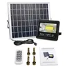 Outdoor Solar Flood Lights 1100 Lumenów 3 Tryby opcjonalne LED pilot zdalnego sterowania Oświetlenie ochronne do ogrodu, garażu, ścieżki, basen