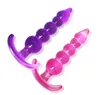 Jelly Siliconen Sexy Accessoires Beginner Erotisch Speelgoed Anale Plug SM Volwassen Speeltjes voor Mannen Vrouwen