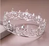 Avrupa ve Amerika Birleşik Devletleri Full Circle Crown Taç Tiara Gelin Mücevher Headdress5797482