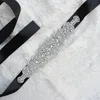 Handgjorda Beaded Crystal Wedding Bridal Sash Ny 2019 Lyxiga Satin Bröllop Bälten Hot Selling Wedding Sashes