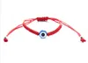 LuckyTurkish Evil Eye Bracelets For Women Men Handmade Braided Rope Chain Red Bracelets