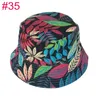 Kvinnor Floral Grid Bucket Hat Basin Fisherman Cap Topee Outdoor Travel Canvas Casual Sunhat Classic Printed Beanie Hat Folding Caps B71601