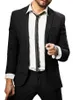 Moda Fioletowy Groom Tuxedos Notch Lapel Slim Fit Groomsmen Ślub Smokingi Popularni Mężczyźni Formalna Blazer Prom Kurtka Kostium (Kurtka + Spodnie + Krawat) 336