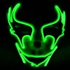 Maschere per feste 2021 Maschera di Halloween Decorazione LED incandescente Gioco di ruolo Festival di danza Costo1