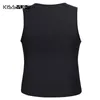 Bastu kostym Body Shaper Men Shapewear midjetränare Vest för Weightloss Neoprene Corset dragkedja bastu träningstank topp bodysuit