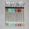 100 pièces outil de dabber de cire outils de Dab avec pointe en silicone et tubes pour fumer concentré Dabbers Ego DHL4947335