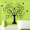 Grande 160 * 204 cm Albero genealogico a forma di cuore Photo Frame Wall Sticker Love You Forever Bird Decalcomanie Murale Art Home Decor Rimovibile Y200103