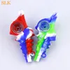 Conch shape silicone pipe Siliclab patented smoking hand pipes portable bubbler bongs dry herb vaporizer pipe