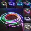 Full Set 5M WS2811 Adresserbar 5050 RGB LED Pixel Neon Sign Flexibe Strip Light Silica Gel Flat Tube 12V strömförsörjning Remote C6115823