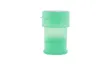 Pill Box Plast Herb Bottle Grinder Tobacco Spice Crusher Grinder Förseglad Tank 60mm för rökning Rör Verktyg Tillbehör för vatten Bong