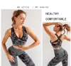 Hochwertiger Marken-Designer-Damen-Yoga-Anzug aus Baumwolle, langärmelig, Sportbekleidung, Trainingsanzüge, Fitness-Overall, Sport, dreiteiliges Set, 3-teiliges Outfit, BH