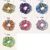 38 Stile Samt Haarbänder Mädchen Scrunchy Ring Elastische Haarbänder Reine Farbe Reißverschluss Haarband Dickdarm Scrunchie M2222