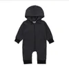 Abbigliamento in cotone per bambini Pagliaccetti con cappuccio con cerniera per bambini Tute per bambine a maniche lunghe Tute per neonati Designer Onesies Outdoor Ches1410237