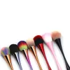 NA027 New 7 Multicolor nail art Brushes Water Drop Small Waist design Goblet nail dust remover