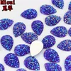 200Pcs 10 14mm AB Drop Resin Rhinestones pear shape Flatback Beads Resin Crystal Stones Jewelry crafts Scrapbook ZZ25286i