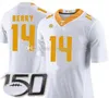 2019 2022 Tennessee Vrijwilligers Voetbal 6 Alvin Kamara 1 Jason Witten 14 Eric Berry 11 Austin Smith NCAA College 150th Jerseys Orange White Gray