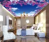 Carta da parati personalizzata 3D wallpaper 3D romantico subacqueo del soffitto del soffitto del soffitto da murale 3d carta da parete del soffitto