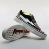 New Revenge x Storm Pop Old Skool Designer Cavnas Sneakers Donna Uomo Low Cut Skateboard Rosso Blu Bianco Nero Scarpe casual