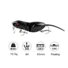 Nouveau Mini leurre de pêche au gibier souris réaliste 105g 63 cm 2 segments flottant natation 3dcoloré yeux naturels réaliste Rat baitf8516630