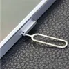 Cheap good wholesale New Sim Card pin Needle Cell Phone Tool Tray Holder Eject Pin metal Retrieve card pin For Phone 30000 per box