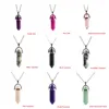 Crystal hanger edelsteen sieraden kristal quartz toren ketting diamant leraar cadeau mama bloem meisje gift rauwe steen