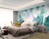 3d Mural Wallpaper Nordic Abstract Ink Feather TV Background Wall Decoration Painting HD Wallpaper