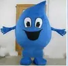 2019 Vente d'usine Blue Little Water Drop Mascot Costume pour adulte pour porter des mascottes de personnage de dessin animé à vendre