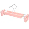 Colorful Plastic Pants Hanger Nonslip Clothing Lingerie Underwear Hangers Rack with Clip