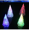 Arbre de noël en acrylique, jouets lumineux pour enfants, Flash en cristal coloré, petites veilleuses, cadeau de noël, vente en gros