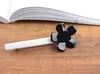 10x3.5cm Simple Black and White Acrylic Flower Hair Clips C brev Hairpin One Word Clip för damer Favorit Barrettes Items Smycken Huvudbonad VIP Gift