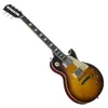 Sklep niestandardowy Joe Perry 1959 VOS FADED TOTOBACCO SUNBURST Big Fat Flame Maple Top Electric Guitar Cream Binding3059280