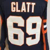 Mens New Halifax Highlanders GOON Movie Hockey Jerseys Barato # 69 Doug Glatt GOON Movie Hockey Jerseys Vintage Azul S-XXXL