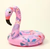 Cartoon Drukuj Kwiatowy Flamingo Pływanie Pierścień Nadmuchiwane Zwierząt Pływakowe Materac Zabawki Dla Gilr Kobiety Wody Pool Part Toy Cartoon Lounge