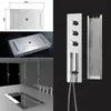 Concealed Ceiling Bathroom Shower Set Wall Mounted 700*380 mm Electric LED Remote Controller Large Rainfall Panel Shower Kit