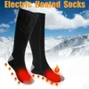 Unisex Electric Socks 2200m Charging Thermostat Lithium Battery Heating Socks Can Be Washed And Warm5951759