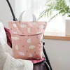 Bebê sacos das fraldas Maternidade saco impermeável Wet fralda de pano bolsas reutilizáveis ​​Diaper incluir Dry Wet Bag for Mom Fralda sacos de armazenamento ZZA1895