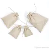 Burlap Bags with Drawstring Jute Hessian Linen Treat Bag for Halloween Wedding Jewelry Party Favors