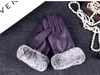 Fashion- winter Touch screen Washed pu leather gloves Thick lining Fashion Warm Gloves 3 Colors for choices