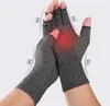Mode-frontière style chaud sports d'intérieur fibre de cuivre soins de santé demi-doigt formation de rééducation gants d'arthrite gants de pression