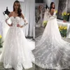 2020 Nuevos vestidos de novia de una línea con manga quitada Cariño Vestidos de novia de encaje Apliques Cuentas Tren de la corte Vestido de novia sin espalda personalizado